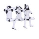 Stormtrooper Figures Three Wise Sitting Stormtroopers 11 cm