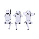 Stormtrooper Figures Three Wise Sitting Stormtroopers 11 cm