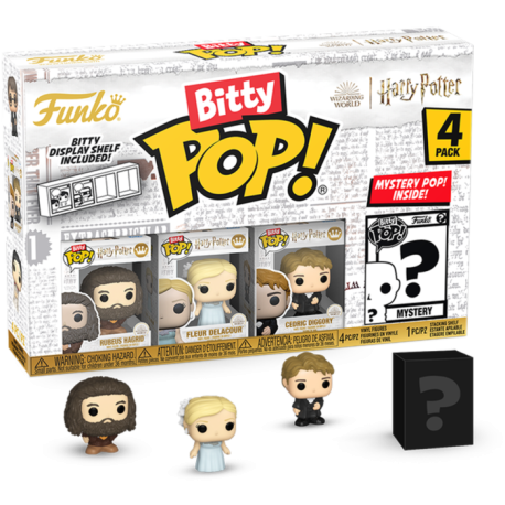 Harry Potter and the Goblet of Fire - Hagrid, Fleur, Cedric & Mystery Bitty Pop! Vinyl Figure 4-Pack