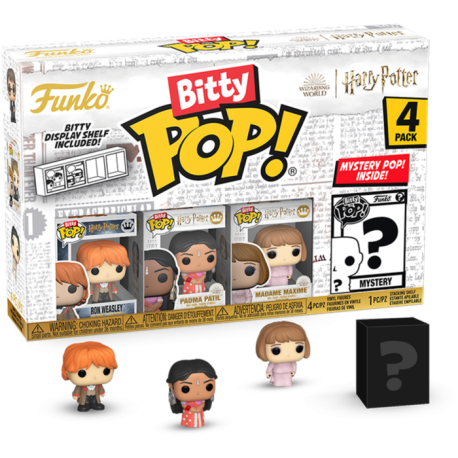 Harry Potter and the Goblet of Fire - Ron, Padma, Madame Maxime & Mystery Bitty Pop! Vinyl Figure 4-Pack