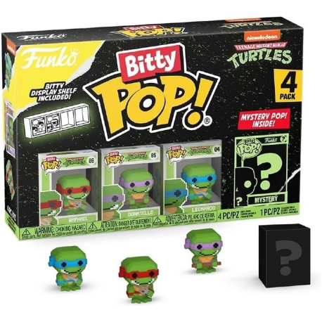 Teenage Mutant Ninja Turtles Bitty POP! Vinyl Figure 4-Pack 8-Bit 2,5 cm