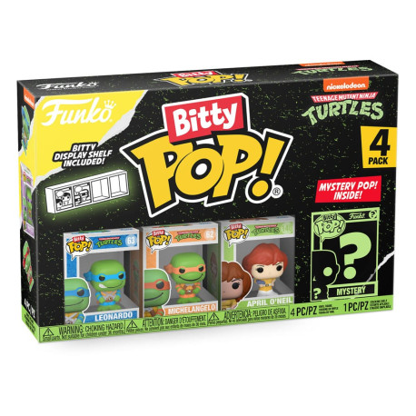 Teenage Mutant Ninja Turtles Bitty POP! Vinyl Figure 4-Pack Leonardo 2,5 cm