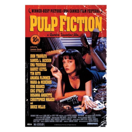 Pulp Fiction Uma On Bed - Maxi Poster (N41)