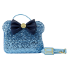 Loungefly Disney - Minnie Hanukkah Sequin 8" Faux Leather Crossbody Bag