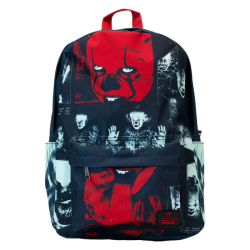 Loungefly It (2017) - I Heart Horror Pennywise Glow in the Dark 17" Nylon Backpack