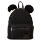 Loungefly Disney - Mickey Mouse Checkered Texture 10" Faux Leather Mini Backpack