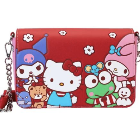 Loungefly Hello Kitty & Friends Color Block Crossbody Bag