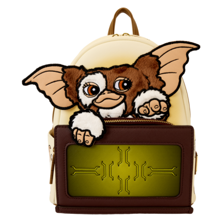 Gremlins - 40th Anniversary Gizmo Mogwai Box 10" Faux Leather Mini Backpack