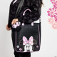 Loungefly Disney - Minnie Mouse Floral Rocks the Dots 13" Faux Leather Tote Bag with Coin Purse