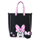 Loungefly Disney - Minnie Mouse Floral Rocks the Dots 13" Faux Leather Tote Bag with Coin Purse