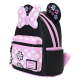 Disney - Minnie Mouse Floral Rocks the Dots 10" Faux Leather Mini Backpack