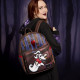 Loungefly The Nightmare Before Christmas - Zero Holiday Doors 18" Faux Leather Backpack