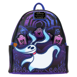 Loungefly The Nightmare Before Christmas - Zero Graveyard Light Up 10" Faux Leather Mini Backpack