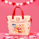 Loungefly Winnie the Pooh - Friends Hearts 11" Faux Leather Convertible Tote Bag