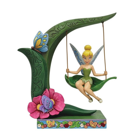 Disney Traditions - Suspended In Springtime Music (Tinker Bell On Swing Figurine)