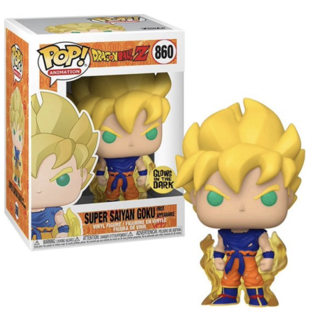 Funko Pop 860 Super Saiyan Goku (Glow In The Dark), Dragon Ball Z