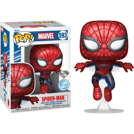 Funko Pop 593 Spider-Man (Diamond)(Special Edition)