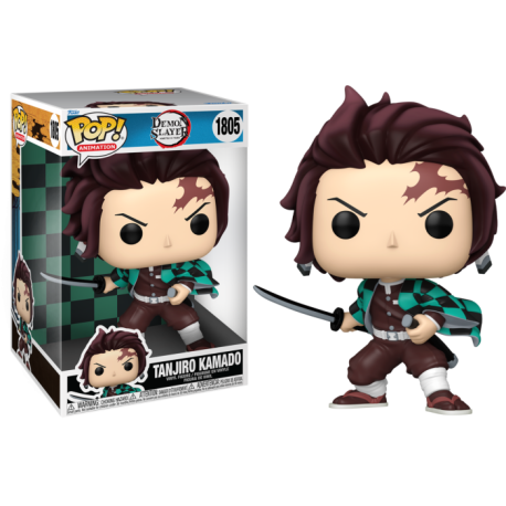 Funko Pop 1805 Tanjiro Kamado (10"), Demon Slayer