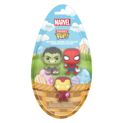 Marvel Comics - The Hulk, Spider-Man & Iron Man (Easter) Pocket Pop! Vinyl Figure 3-Pack