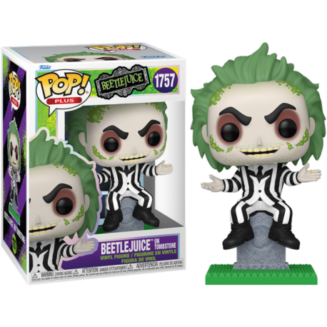 Funko Pop 1757 Beetlejuice with Tombstone, Beetlejuice