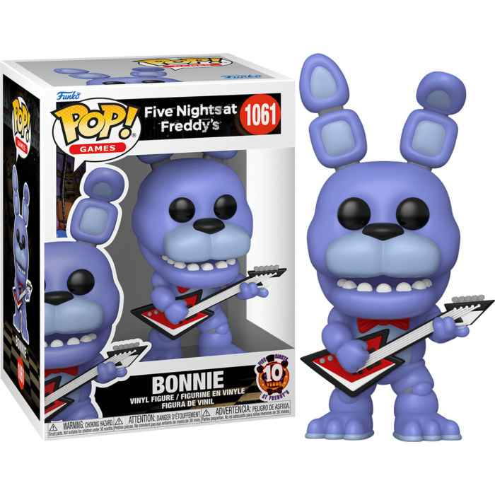Funko Pop 1061 Bonnie with Guitar, Five Nights at Freddy's: 10th