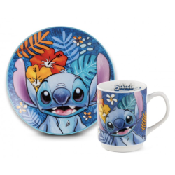 Disney Lilo & Stitch - Bord & Mok Giftset Blue