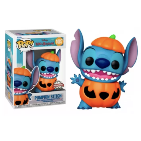 Funko Pop 1087 Stitch in Pumpkin (Special Edition), Lilo & Stitch