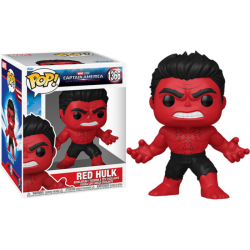 Funko Pop 1533 Captain America: Brave New World - Red Hulk Super Sized 6"