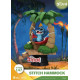 Lilo & Stitch D-Stage PVC Diorama Stitch Hammock 13 cm