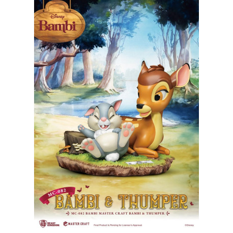 Disney Master Craft Statue Bambi & Thumper 26 cm