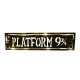 Harry Potter Metal door sign LED - Platform 9 3/4