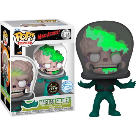 Funko Pop 1877 Martian Soldier (Chase)(Specialty Series), Mars Attacks!