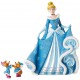 Enesco Disney Showcase Couture de Force Holiday Cinderella with Jaq and Gus Figurine Set