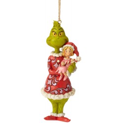 Enesco Dr. Seuss The Grinch by Jim Shore Holding Cindy Hanging Ornament