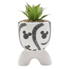 Disney Mickey Shapes Arch-Footed Planter with Faux Plant