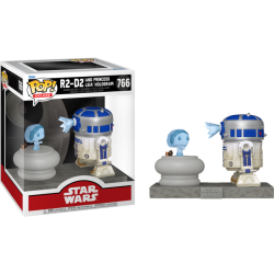Funko Pop 766 R2-D2 & Princess Leia Hologram (Deluxe), Star Wars