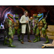 NECA TMNT II: The Secret of the Ooze Action Figure 2-Pack Lab Coat Professor Perry and Hazmat Suit Professor Perry 18 cm