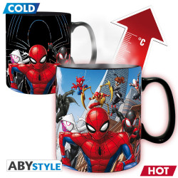 Marvel - Mug Heat Change - 460 ml Spider-Man Multiverse
