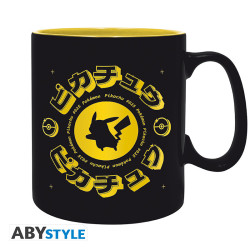 Pokemon - Mug - 460 ml - Pikachu Black Icon