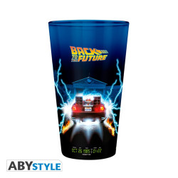 Back To The Future - Large Glass - 400ml -DeLorean