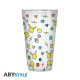 Pokemon - XL Drinkglas - 400ml - Pikachu pattern