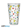 Pokemon - XL Drinkglas - 400ml - Pikachu pattern