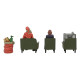 NECA Beetlejuice Beetlejuice Figure 3-Pack Waiting Room 1 10 cm