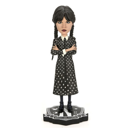 NECA Wednesday Head Knocker Bobble-Head Wednesday Addams 21 cm