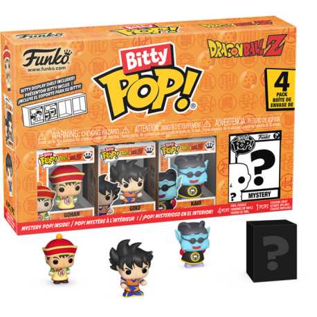 Dragon Ball Z - Cell (First Form), Android 17, Android 18 & Mystery Bitty Pop! Vinyl Figure 4-Pack