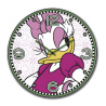 Disney Daisy Duck Clock 35cm