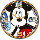 Disney Mickey Mouse Clock 35cm
