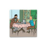 Tintin Magnet-Tintin/Haddock Breakfast