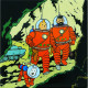 Tintin Magnet - Tintin, Haddock & Snowy