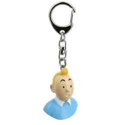 Tintin Keyring - Tintin Bust